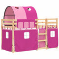 Lit gain de place, coloris rose, 90 x 200 cm, pour la chambre