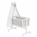 Lit, sur roulettes, coloris blanc, pour la chambre