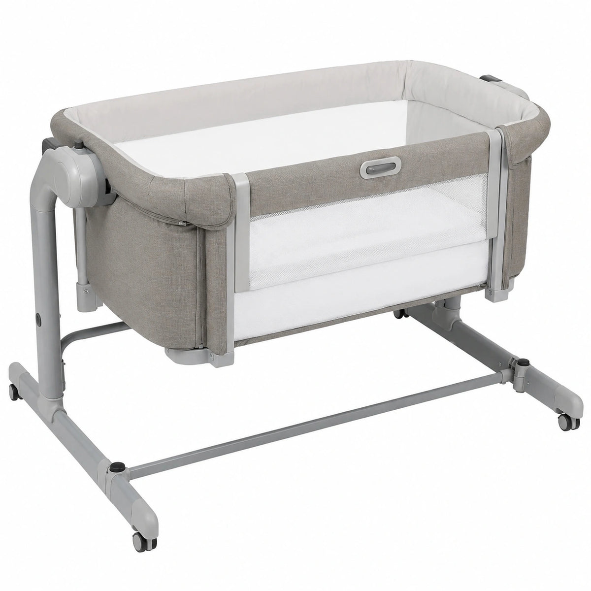 Lit, réglable, coloris beige, pour la chambre