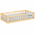 Lit, avec barrière, avec sommier, pour la chambre