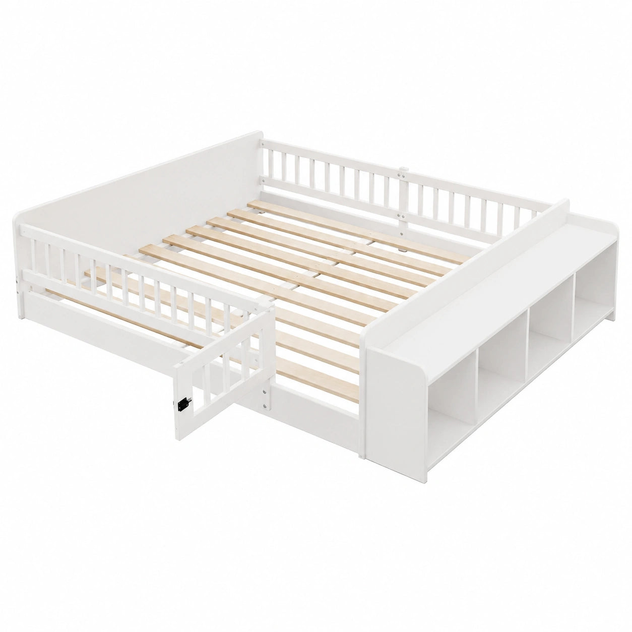 Lit, avec rangement, avec sommier, 140 x 190 cm, pour la chambre